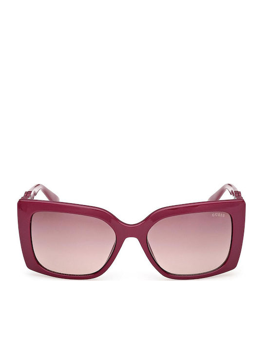 Guess Feminini Ochelari de soare cu Burgundy Cadru și Burgundy Degrade Lentilă GU00265-H 81T