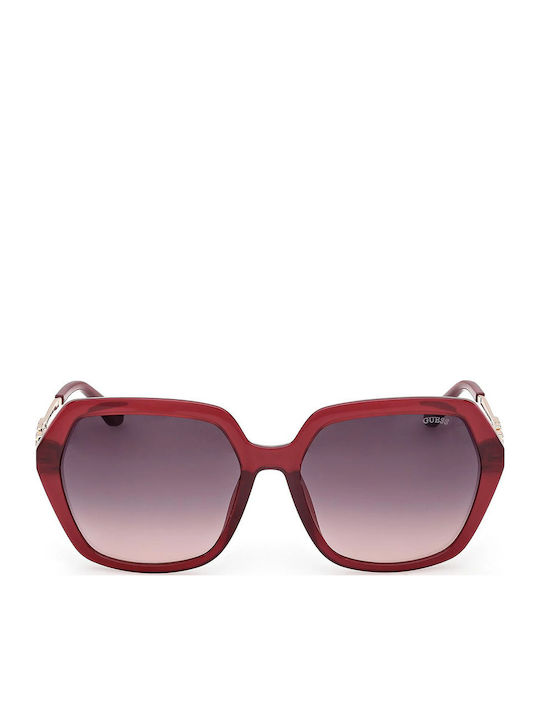 Guess Feminini Ochelari de soare cu Burgundy Cadru și Burgundy Degrade Lentilă GU00267 69Z