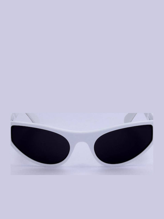 GCDS Unisex Γυαλιά Ηλίου με Λευκό Σκελετό GD0024 21A