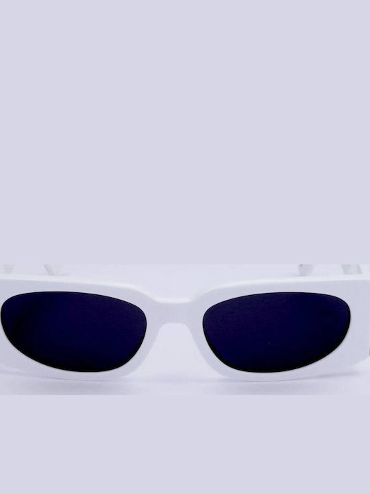 GCDS Unisex Sunglasses With White Frame And Gray Lens GD0016 21A