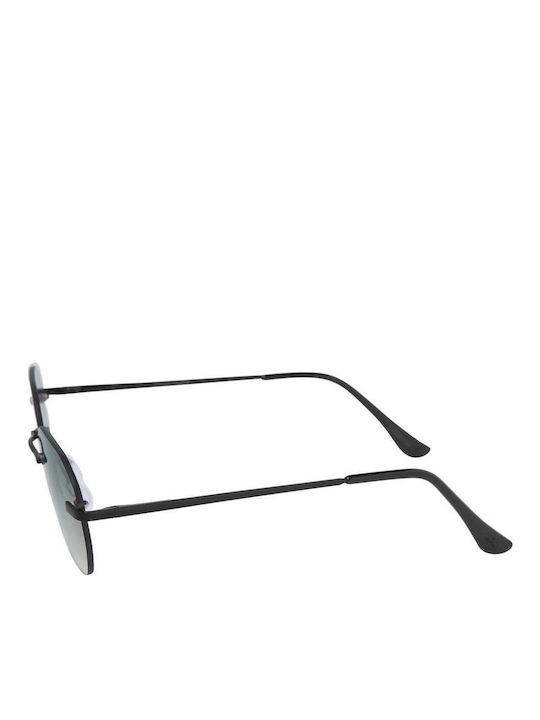 Jack & Jones Jacvenice Unisex Sunglasses with Black Frame and Black Lens