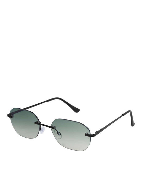 Jack & Jones Jacvenice Unisex Sunglasses with Black Frame and Black Lens