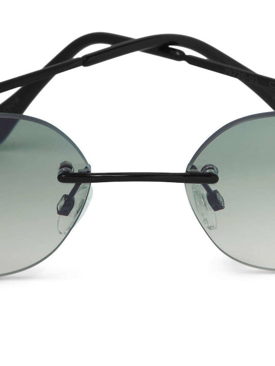 Jack & Jones Jacvenice Unisex Sunglasses with Black Frame and Black Lens