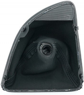 Λεβιές Ταχυτήτων Φούσκα Bmw 1 E81 E87 E82 E88 25118037304 6b Μαύρο Ματ Ασημί Δέρμα 25118037304