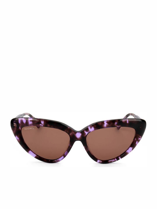 Max & Co Women's Sunglasses with Multicolour Plastic Frame MO0047 55E