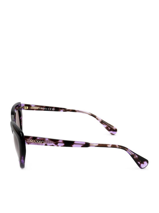 Max & Co Women's Sunglasses with Multicolour Plastic Frame MO0047 55E