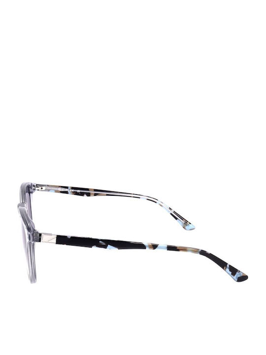 Pepe Jeans Unisex Γυαλιά Ηλίου με Διάφανο Κοκκάλινο Σκελετό και Γκρι Φακό PJ7432-909