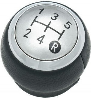 Toyota Auris Avensis Corolla Rav4 Yaris 5b Silver Chrome Leather Shift Knob