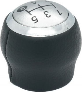 Toyota Auris Avensis Corolla Rav4 Yaris 5b Silver Chrome Leather Shift Knob