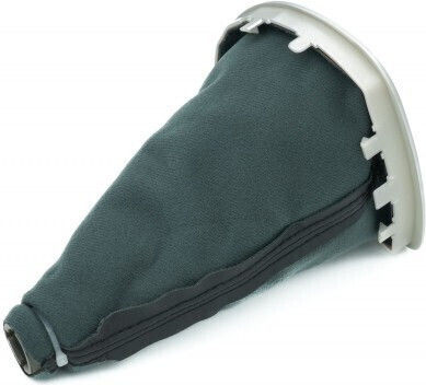 Renault Clio III Car Shift Knob Cover 8200408023 5b Chrome Leather Frame Silver Matte 8200408023
