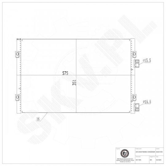 Klimakompressor Chrysler PT Cruiser 5017405