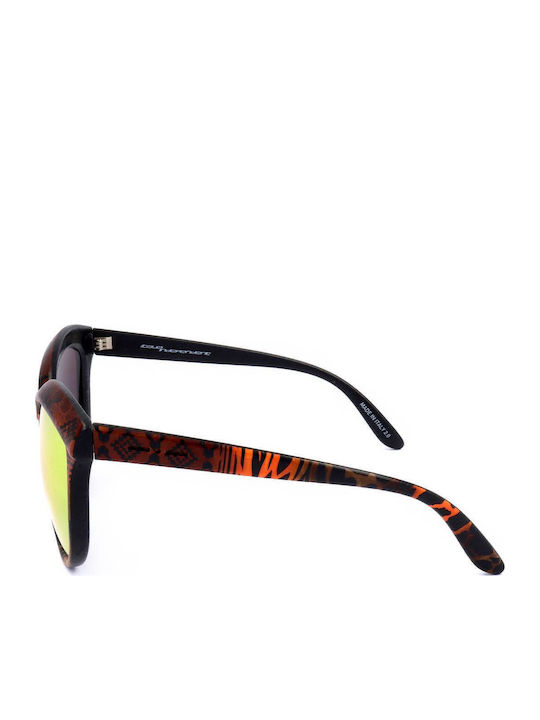 Italia Independent Women's Sunglasses with Purple Plastic Frame and Purple Lens