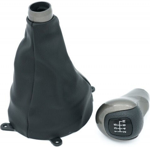Auto Schaltknopf Schaltknöpfe Tasche Honda Civic VII 54102snaa01 6b Schwarz Grau Graphit 54102snaa01