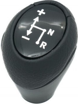 Smart Fortwo Roadster Car Shift Knob Black Leather Automatic Gearbox 80000766