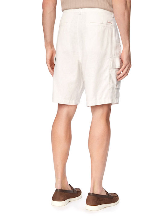 Calvin Klein Bermudă Cargo Ecru Bărbătească