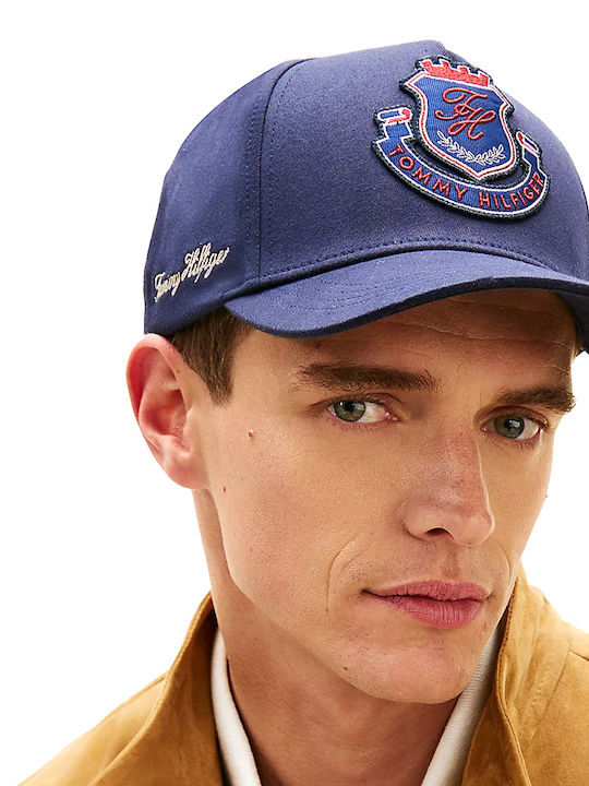 Tommy Hilfiger Graphic Baseball Cap Men Tommy Hilfiger Yellow Blue Am0am14104-dw6