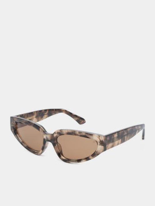 A.Kjaerbede Coquina Unisex Sunglasses with Horn-Rimmed Frame Coquina