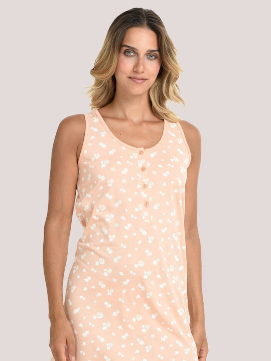 Zen by Daisy Sommerliches Damen-Nachthemd in Orange Zen by Daisy Sommerliches Damen-Nachthemd in Orange