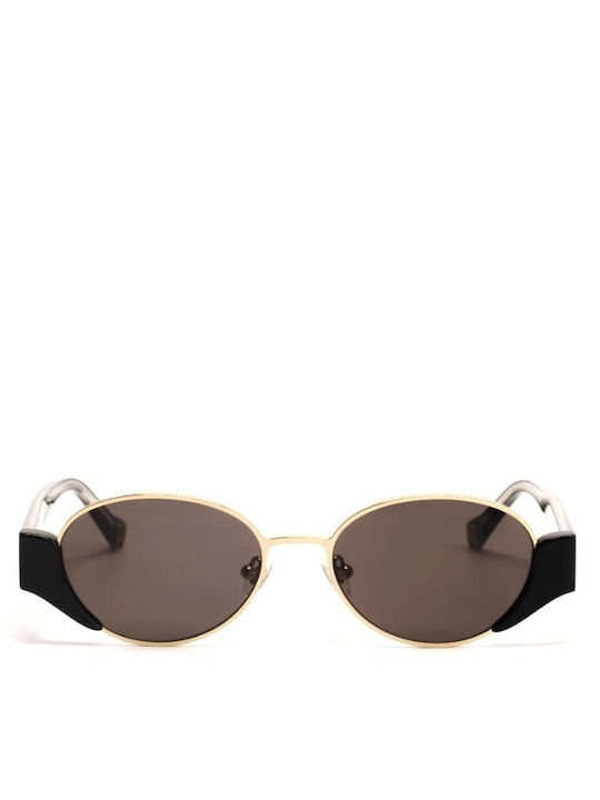 Zeus & Dione Unisex Sunglasses with Gold Metallic Frame CRETE C1