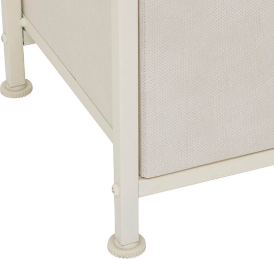 Kommode Schlafzimmer Metall Beige 45x30x73cm