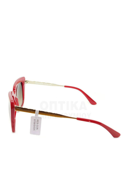 Rebecca Blu Women's Sunglasses with Red Frame RB8706 RK04