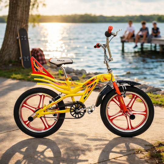 BMX 20" Детско Колело BMX Черно