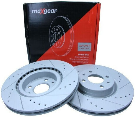 Δίσκος Φρένων Fiat Εμπρός Stilo Doblo 05 Bravo 06 Marea Lybra 284mm Τρυπητός Αυλακωτός