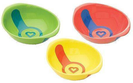 Munchkin Baby Food Bowl 12m+ made of Plastic Multicolour 3pcs