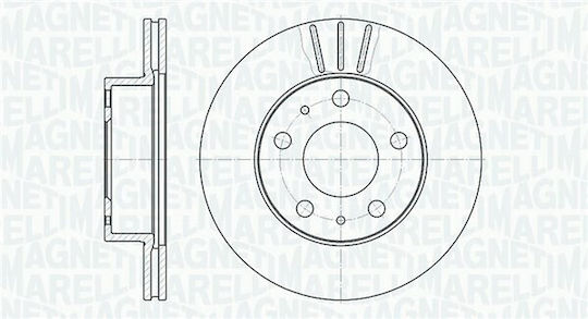 Fiat Ducato 94 Vorderseite Bremsscheibe Links Rechts 4246y5