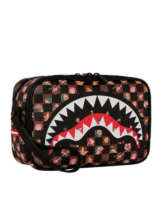 Sprayground Peeking Characters Remix Toiletry Bag B8907 25 X 8 X 20 Cm Multicolored One Size