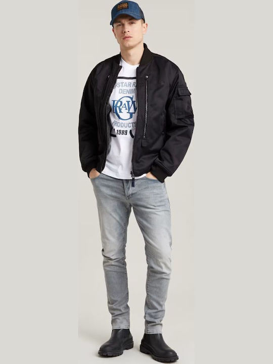 Μπουφάν Bomber Διπλής Όψης Dk Black
