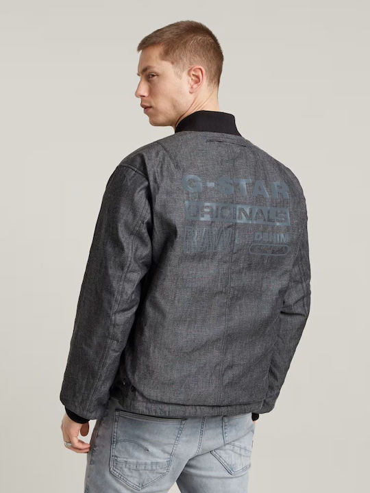 Μπουφάν Bomber Διπλής Όψης Dk Black