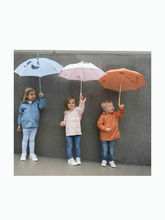 Trixie Kids Curved Handle Umbrella Mrs Rabbit with Diameter 70cm Pink