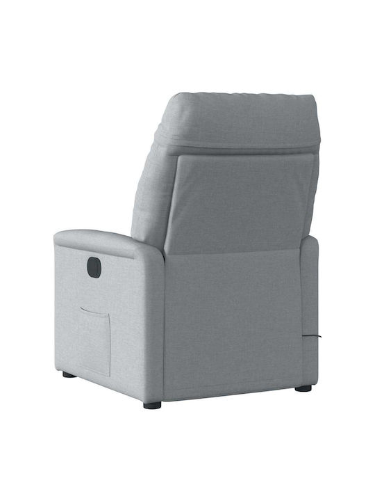 Relaxsessel Friseurwaschbecken mit Fußhocker Light Grey 72x90x99cm