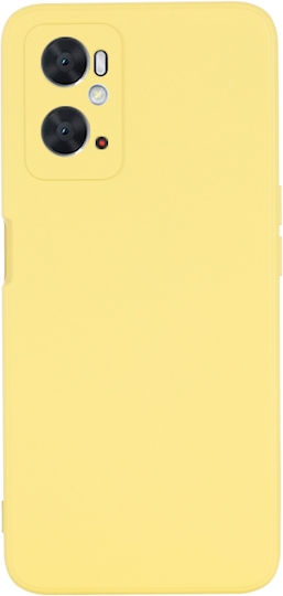 Back Cover Silicone Yellow (Oppo A76)