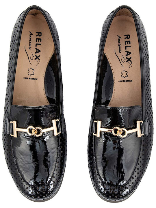 Damen Mokassins in Schwarz Farbe