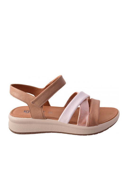 Δερμάτινα Γυναικεία Σανδάλια Flatforms
