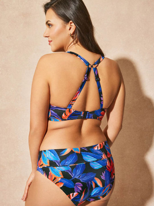 Bikini Σουτιέν Floral Μαύρο
