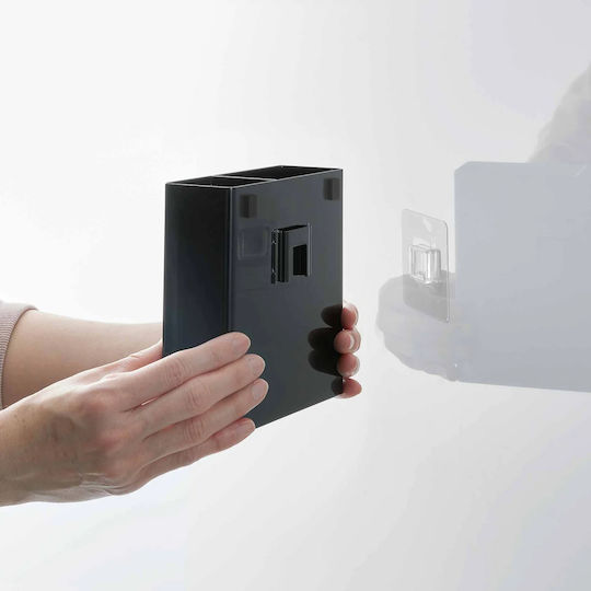 Yamazaki Suport De Perete Pentru Ustensile De Bucătărie Tower Negru