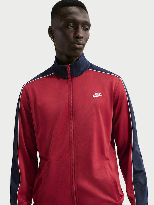 Pantaloni De Trening Roșii Lucioși Cu Elastic Red