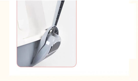 Closed Cat Toilet with Sieve White L47 x W36 x H37cm