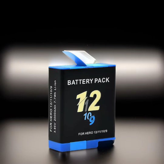 Baterie De Schimb GoPro 9 10 11 12 Action Camera 3.85V 2000mAh 7.7Wh Li-ion Cp5643 1buc