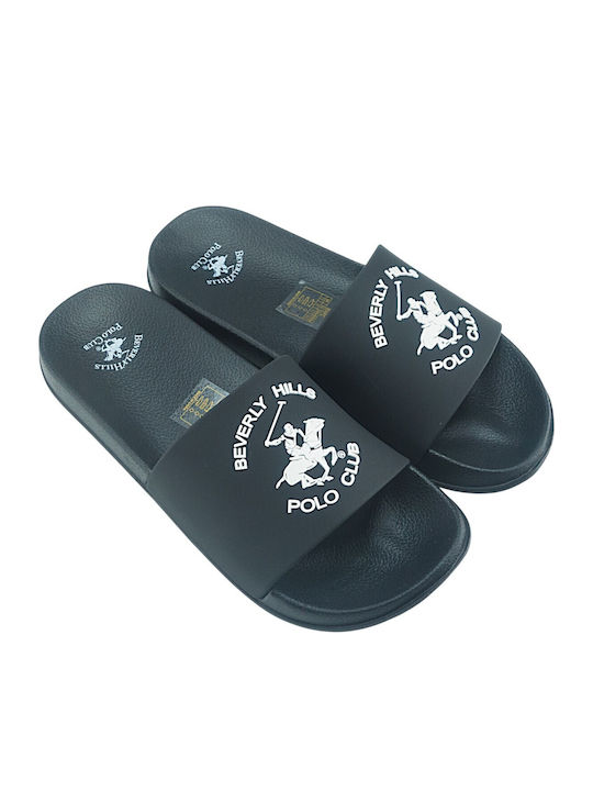 Men's Black Slides