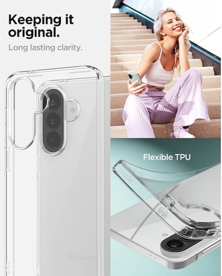 Spigen Liquid Crystal Back Cover Silicone Crystal Clear Galaxy A37