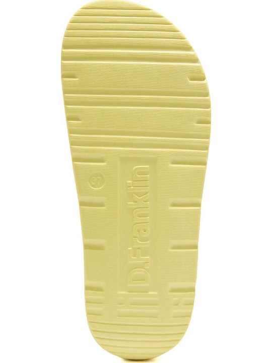 Vibe Flip Flops in Yellow Colour