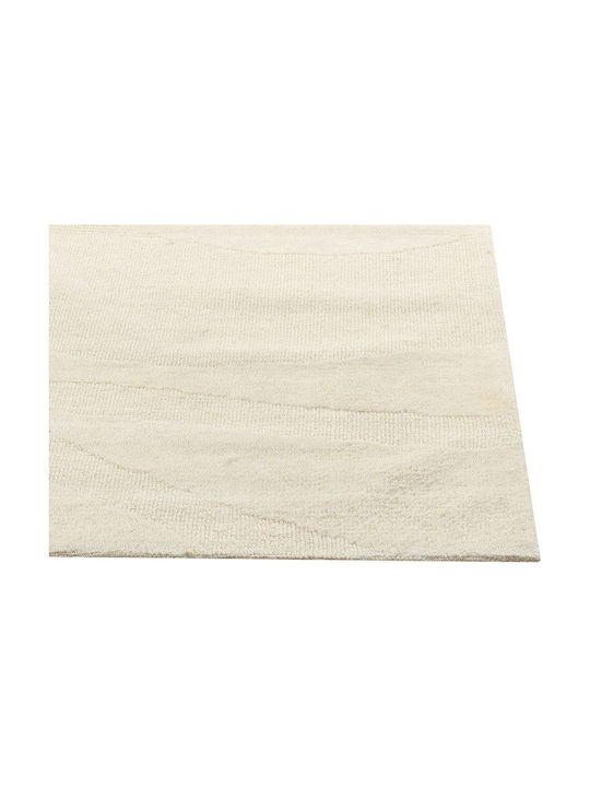 Beliani Rechteckiger Wolle Wohnzimmer Teppich Beige 200x300cm