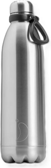 Chilly's Bottle Thermos Stainless Steel BPA Free 1.8lt Silver