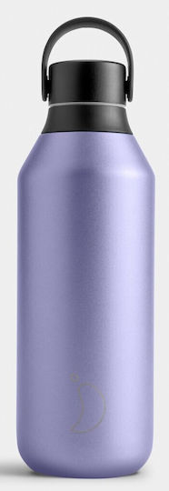 Chilly's Series 2 Thermosflasche Edelstahl BPA-frei 500ml Flieder