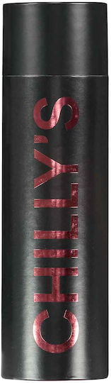 Chilly's Chrome Bottle Thermos Stainless Steel BPA Free 500ml Rose Gold