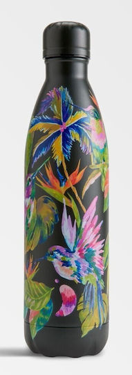 Chilly's Seria Tropical Sticlă Termos Oțel Inoxidabil Fără BPA 500ml Tropical Midnight Jungle